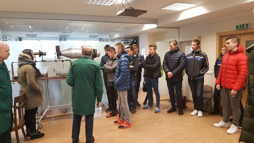 Eišiškių gimnazijų mokinių išvyka į Kauno technologijų universitetą