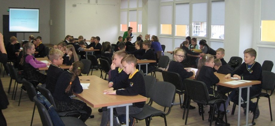 Literatūrinis protmūšis bibliotekoje