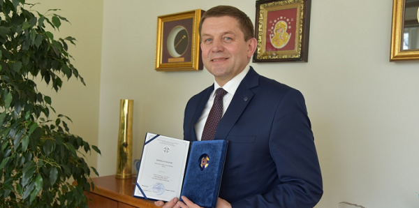 Rajono meras apdovanotas ženklu „Už nuopelnus gyventojų saugai“
