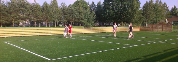 Nauja sporto aikštelė Dieveniškėse