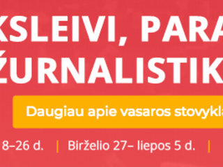 Naujienų portalas Alfa.lt ir žurnalas IQ kviečia į žurnalistikos vasaros stovyklą moksleiviams!