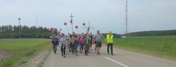 Keliaujant kartu su Jėzumi –piligriminis pėsčiųjų žygis iš Dieveniškių į Norviliškes