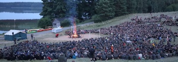 Harcerze z Solecznik na Jubileuszowym Zlocie Trzydziestolecia ZHR