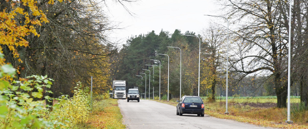 Nauja apšvietimo linija Zavišonių kaime